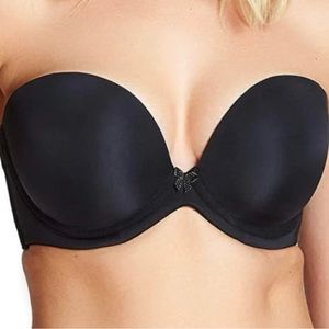 Cleo by Panache Koko Strapless Convertible Black Bra New with tags.